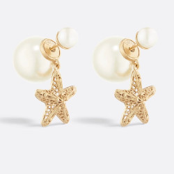 Dior Luxury Tribales Pearl Earrings