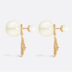 Dior Luxury Tribales Pearl Earrings