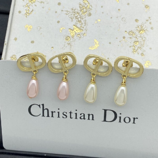 Dior luxury Pearl Earrings 