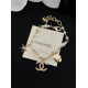 Chanel Pearl Crystal CC Star Bracelet Gold