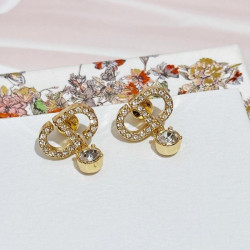 Luxury Christian DIOR Diamond Necklace&Bracelet Set