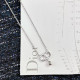 Christian DIOR Diamond Necklace&Bracelet Set
