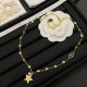Christian DIOR Golden Star Necklace