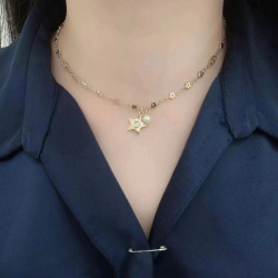 Christian DIOR Golden Star Necklace