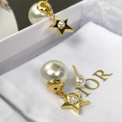 Dior Star  Pearl Earrings