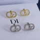 Dior Luxury Butterfly Earrings