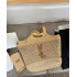 Saint Laurent Icare Crochet Raffia Tote Bag Saint Laurent