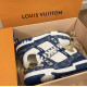 LV Trainer Sneaker Denim Blue